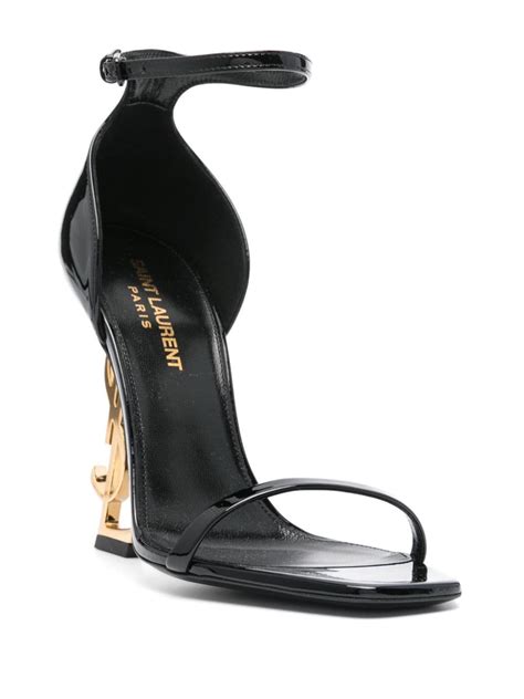 opyum 85mm patent leather sandals.